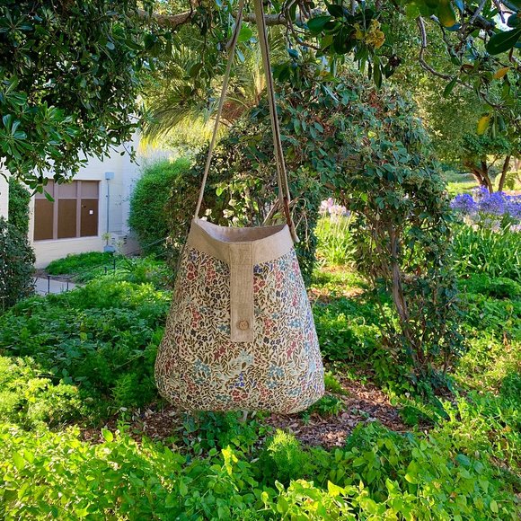 Son de Flor linen reversible Meadow crossover shoulder bag - Picture 5 of 9